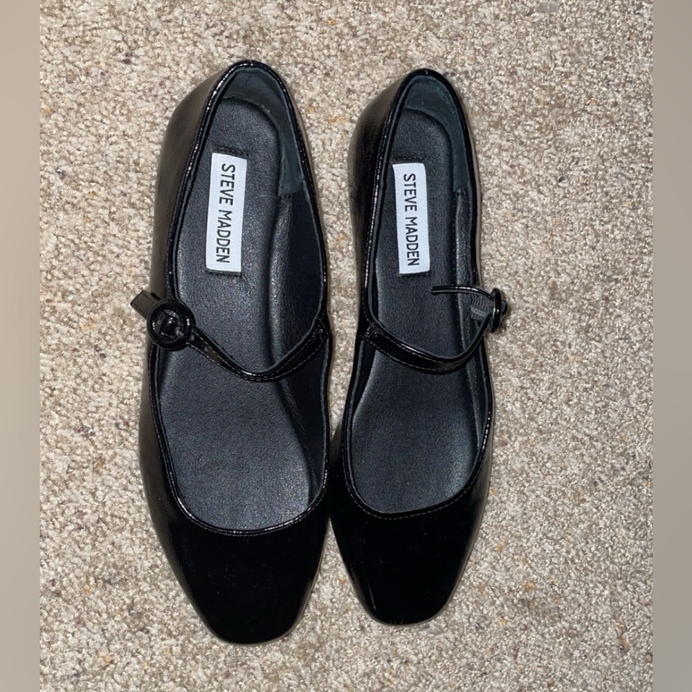 steve madden black ballet flats